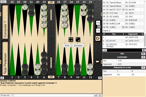 backgammon studio heroes tracking.